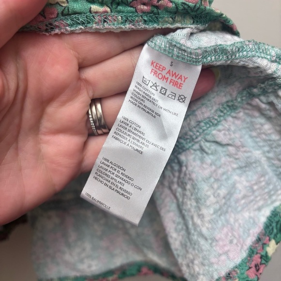 Urban Outfitters Alice Green Floral Mini Dress - Picture 11 of 13